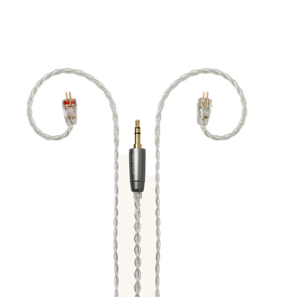 Meze 2 Pin to 3.5 mm silver plated cable