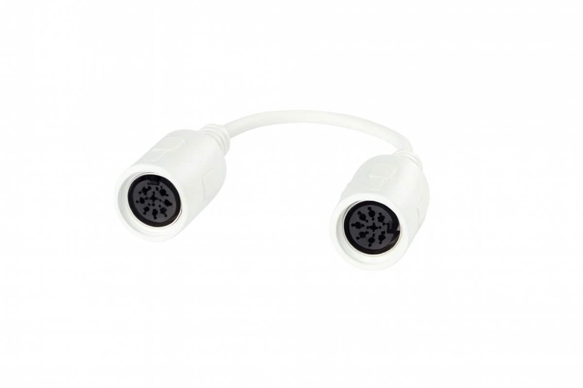 Bosscom Power Link Adapter Cable White F/F 10cm