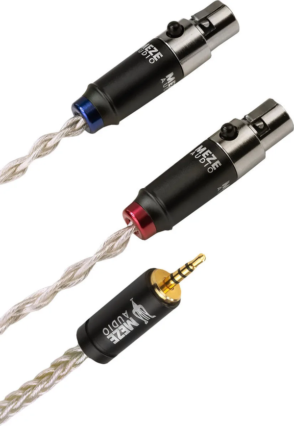 Meze mini XLR to 2.5 mm balanced silver plated PCUHD premium cable