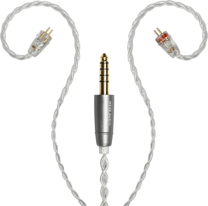 Meze 2 Pin to 4.4 mm balanced silver plated cable