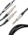 Meze mono 3.5 mm to 3.5 mm 1.2 m Black/Silver standard cable with mic and remote