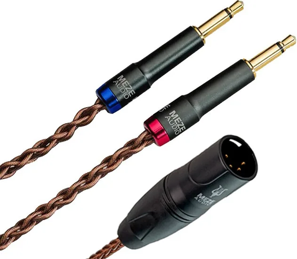 Meze mono 3.5 mm to 4 PIN XLR balanced copper PCUHD premium cable
