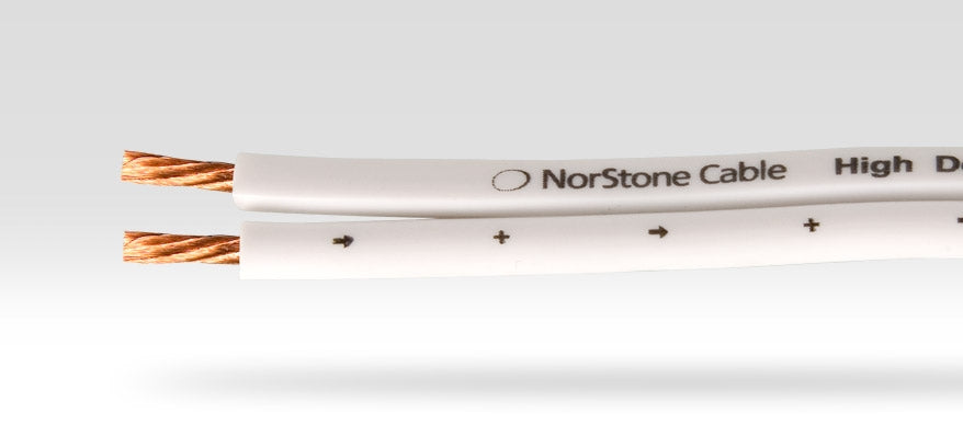 NorStone W250 Højttalerkabel (2 x 2.5mm2) Hvid