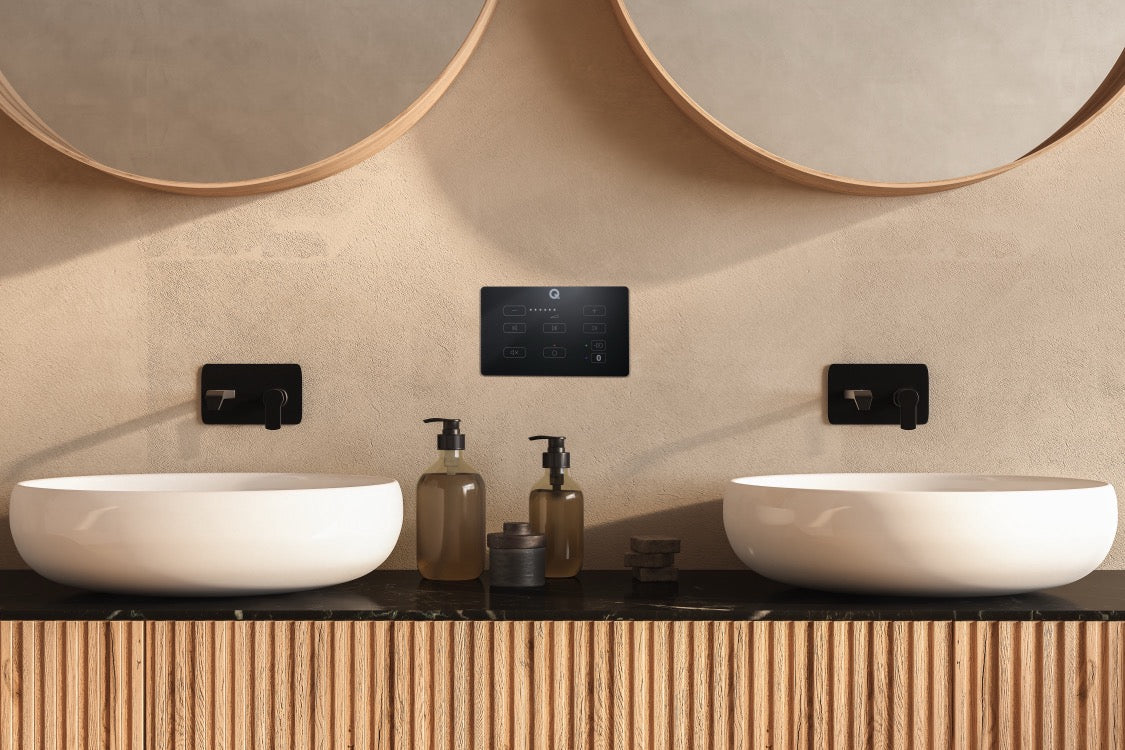 Q Acoustics E60 Vægpanel med forstærker og BT Sort