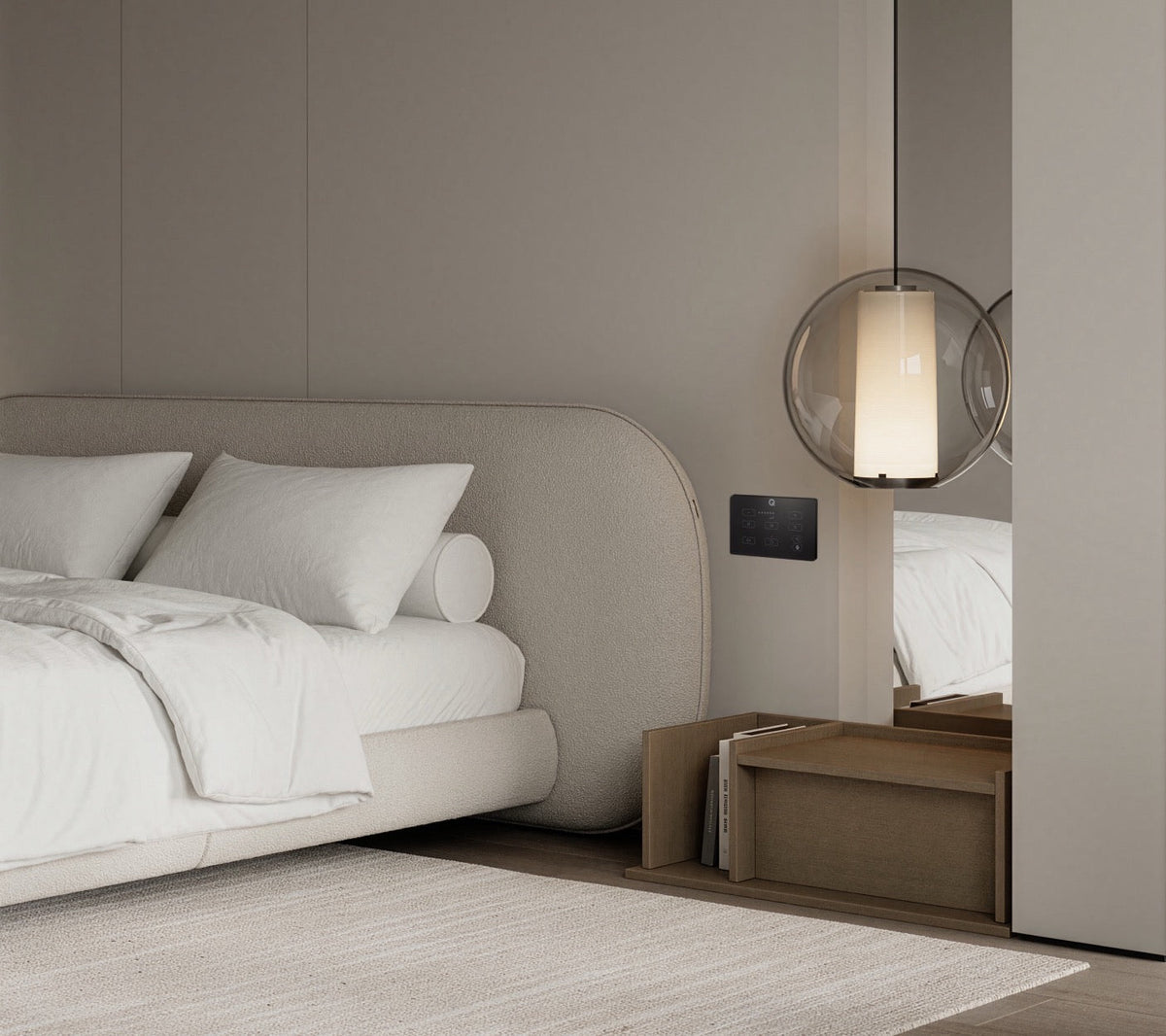 Q Acoustics E60 Vægpanel med forstærker og BT Sort