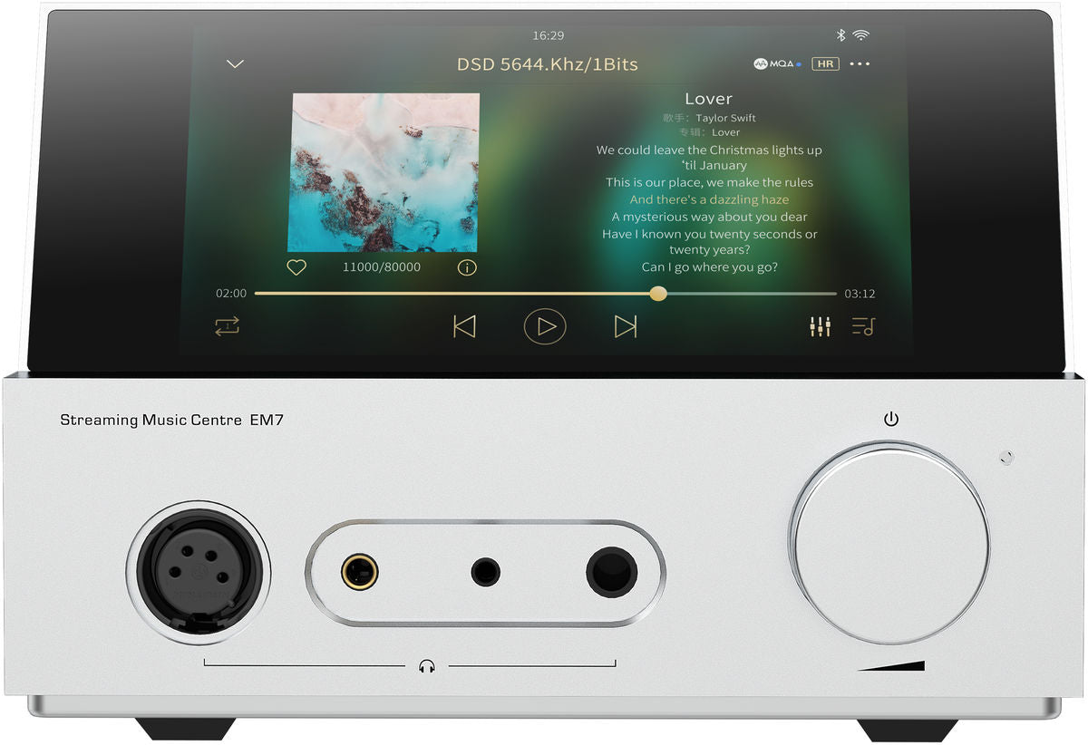 Shanling EM7 Streaming Music Center Sølv