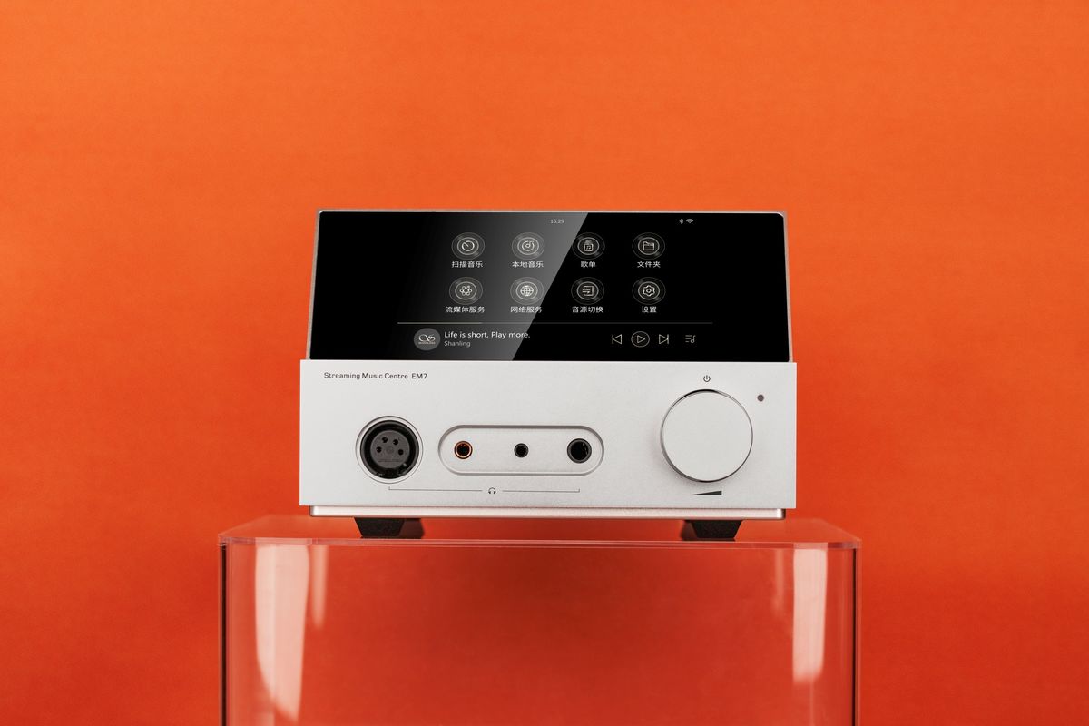 Shanling EM7 Streaming Music Center Sølv