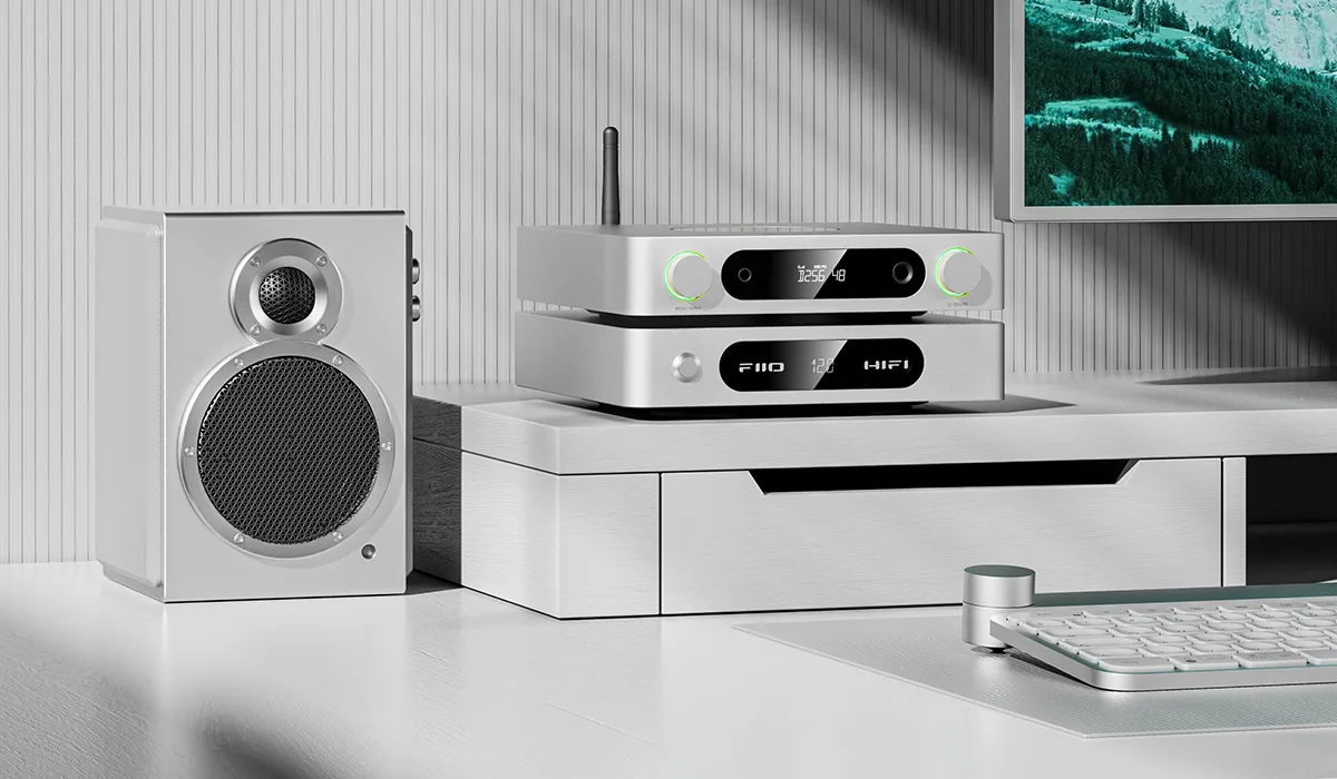 FiiO K13 R2R DAC og Hovedtelefonforstærker Sølv