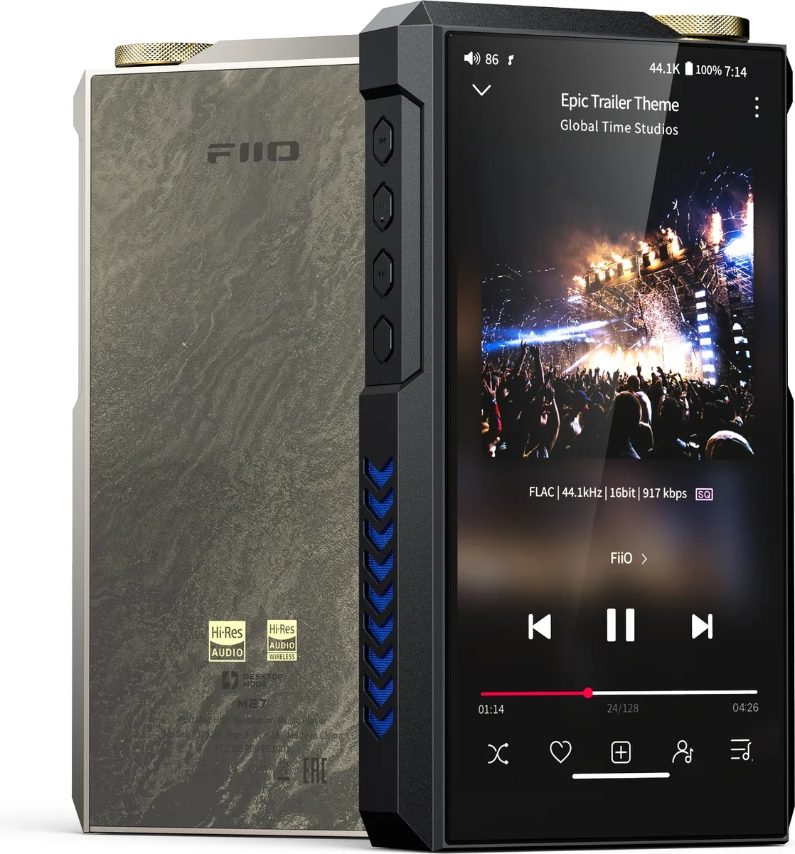 FiiO M27 Hifi-afspiller Alu Gold