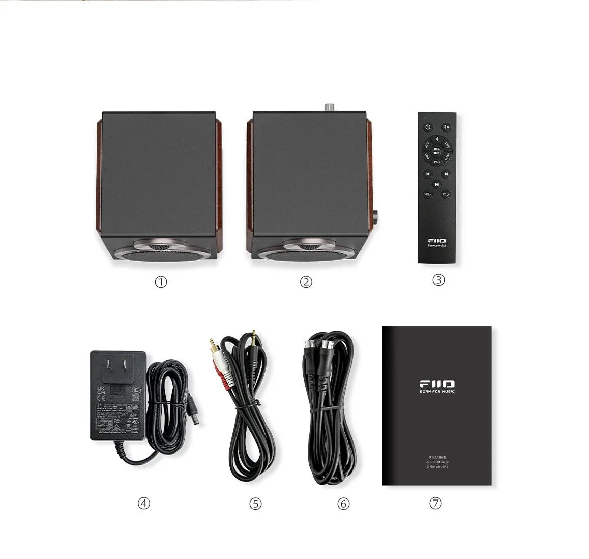 FiiO SA1 BT Aktive Højttalere Par