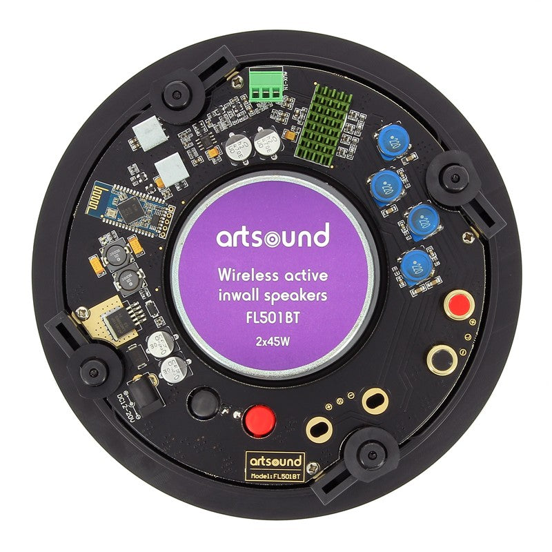 artsound Bluetooth Indbygningshøjttalere FL501BT - Par