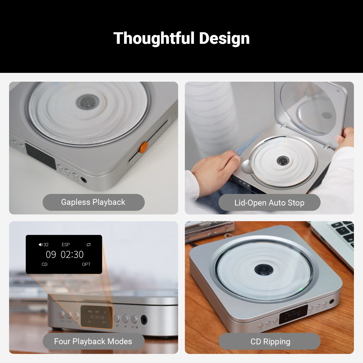 Fosi Audio Merak CD Afspiller