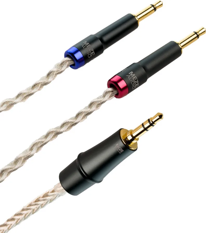 Meze mono 3.5 mm to 3.5 mm silver plated PCUHD premium cable