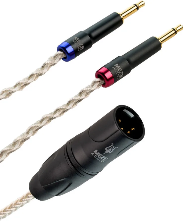 Meze mono 3.5 mm to 4 PIN XLR balanced silver plated PCUHD premium cable