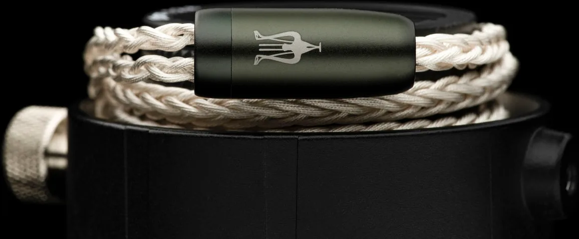 Meze mono 3.5 mm to 4.4 mm balanced silver plated PCUHD premium cable