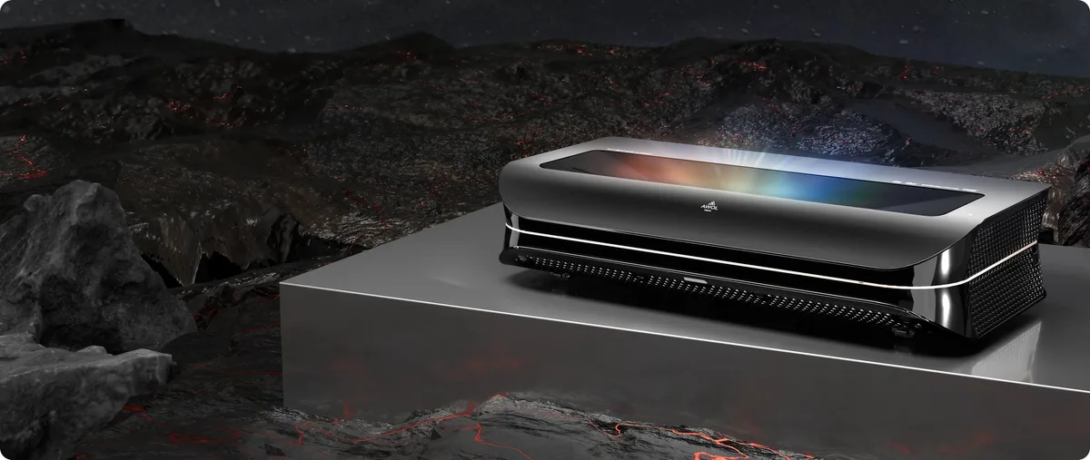 AWOL LTV-3000 Pro 4K 3D RGB Ultra Short Throw Laser Projector
