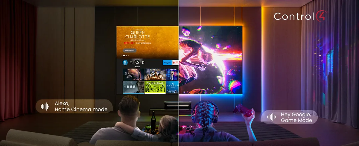 AWOL LTV-3000 Pro 4K 3D RGB Ultra Short Throw Laser Projector