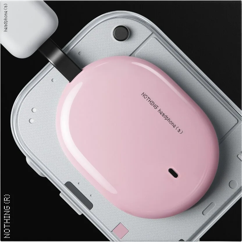 Nothing Headphone (a) ANC Hovedtelefon Pink