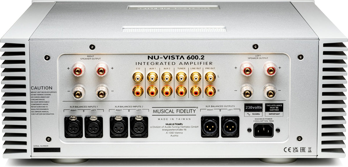 Musical Fidelity Nuvista 600.2 Sølv