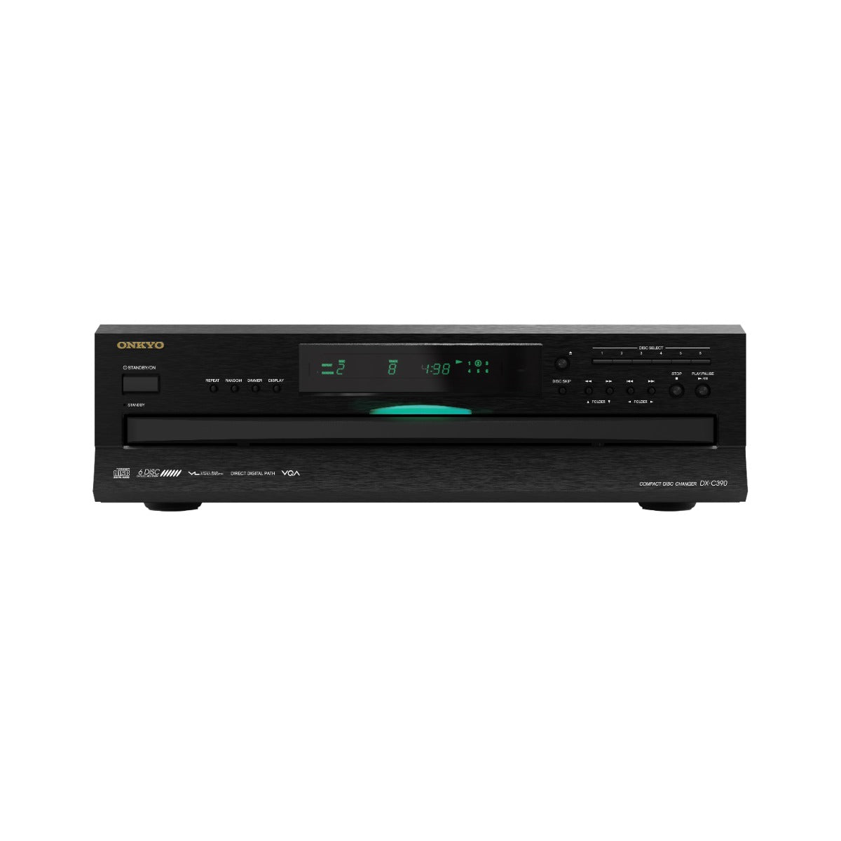 Onkyo DX-C390 CD-afspiller - changer til 6 - disc