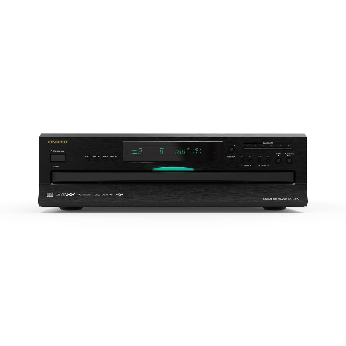 Onkyo DX-C390 CD-afspiller - changer til 6 - disc