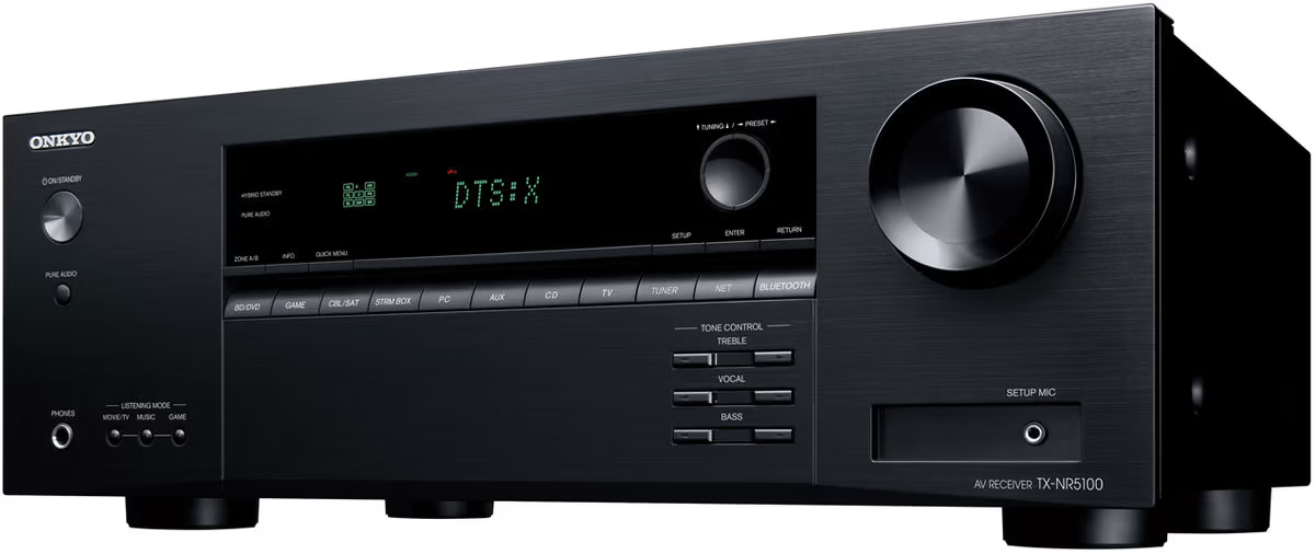 Onkyo TX-NR5100 7-2 Kanal Netværks AV Receiver Sort