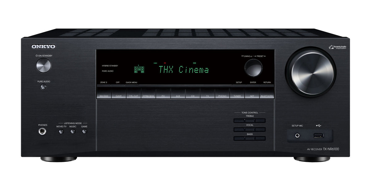 Onkyo TX-NR6100 7-2 Kanal Netværks AV Receiver Sort