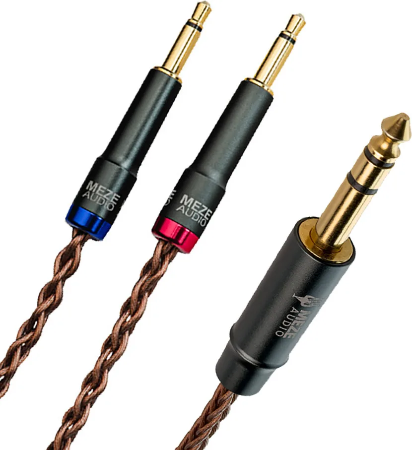 Meze mono 3.5 mm to 6.3 mm copper PCUHD premium cable