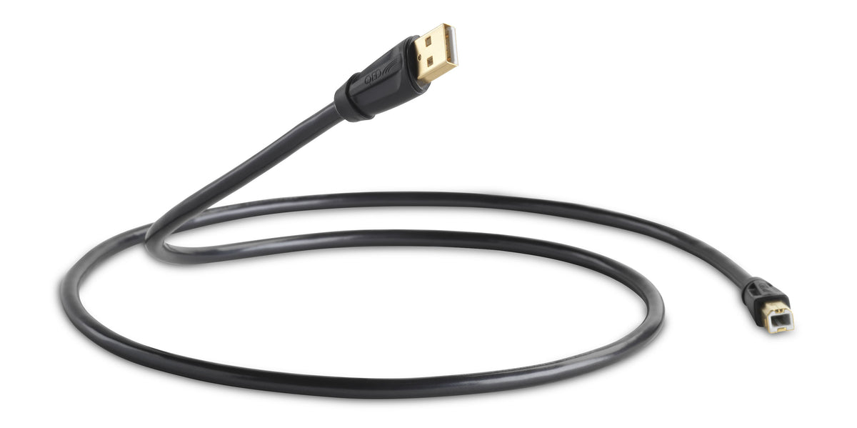 QED Performance USB A-B Graphite
