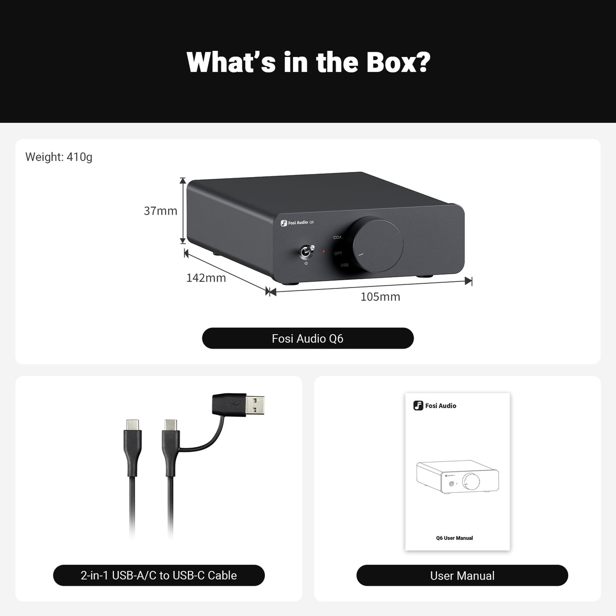 Fosi Audio Q6 DAC