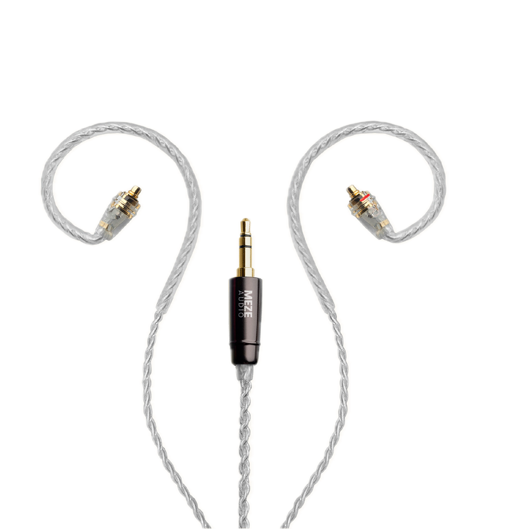 Meze MMCX to 3.5 mm silver plated standard cable