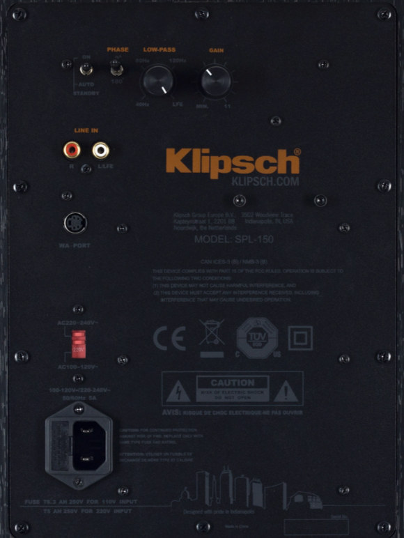 Klipsch SPL-150 - SW115 Forstærkermodul