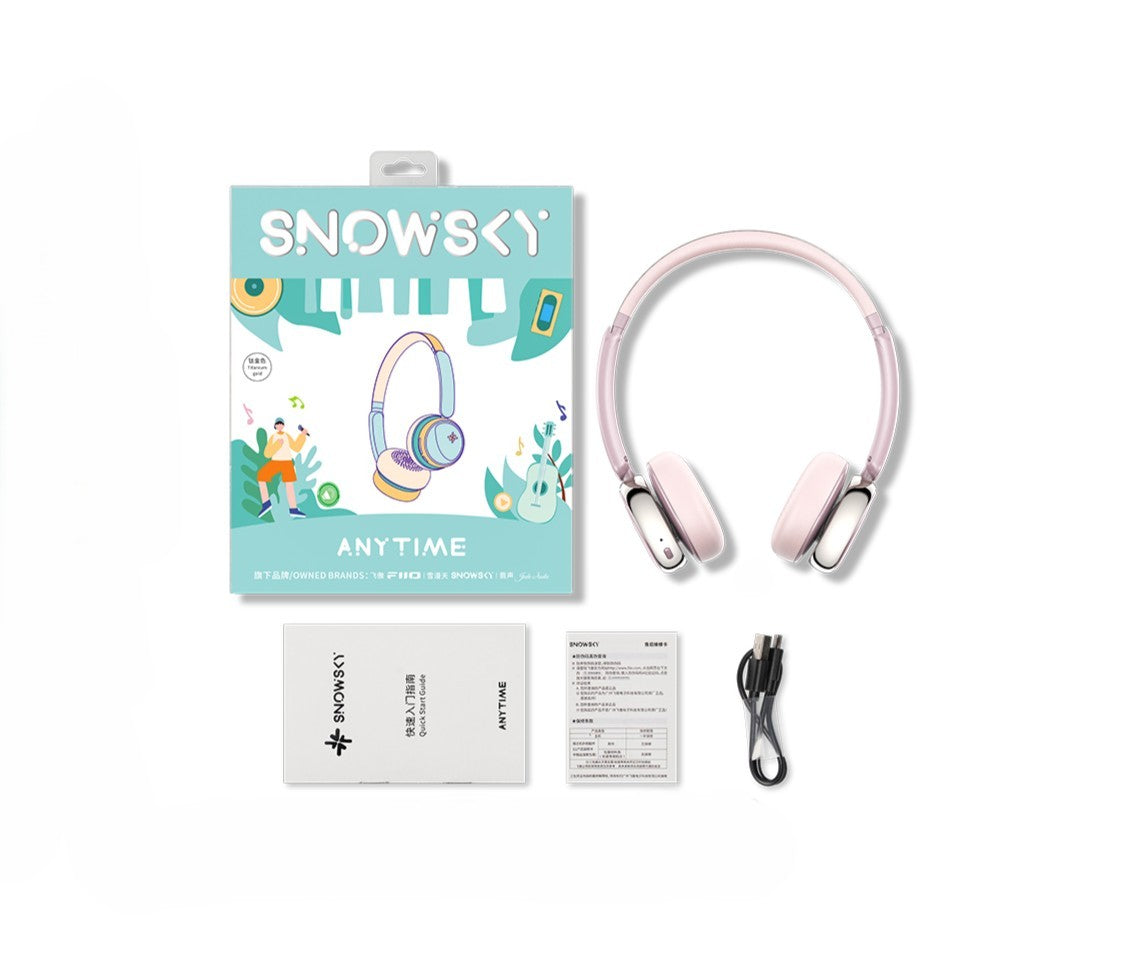 FiiO Snowsky Anytime Rose Bluetooth Hovedtelefon Lyserød