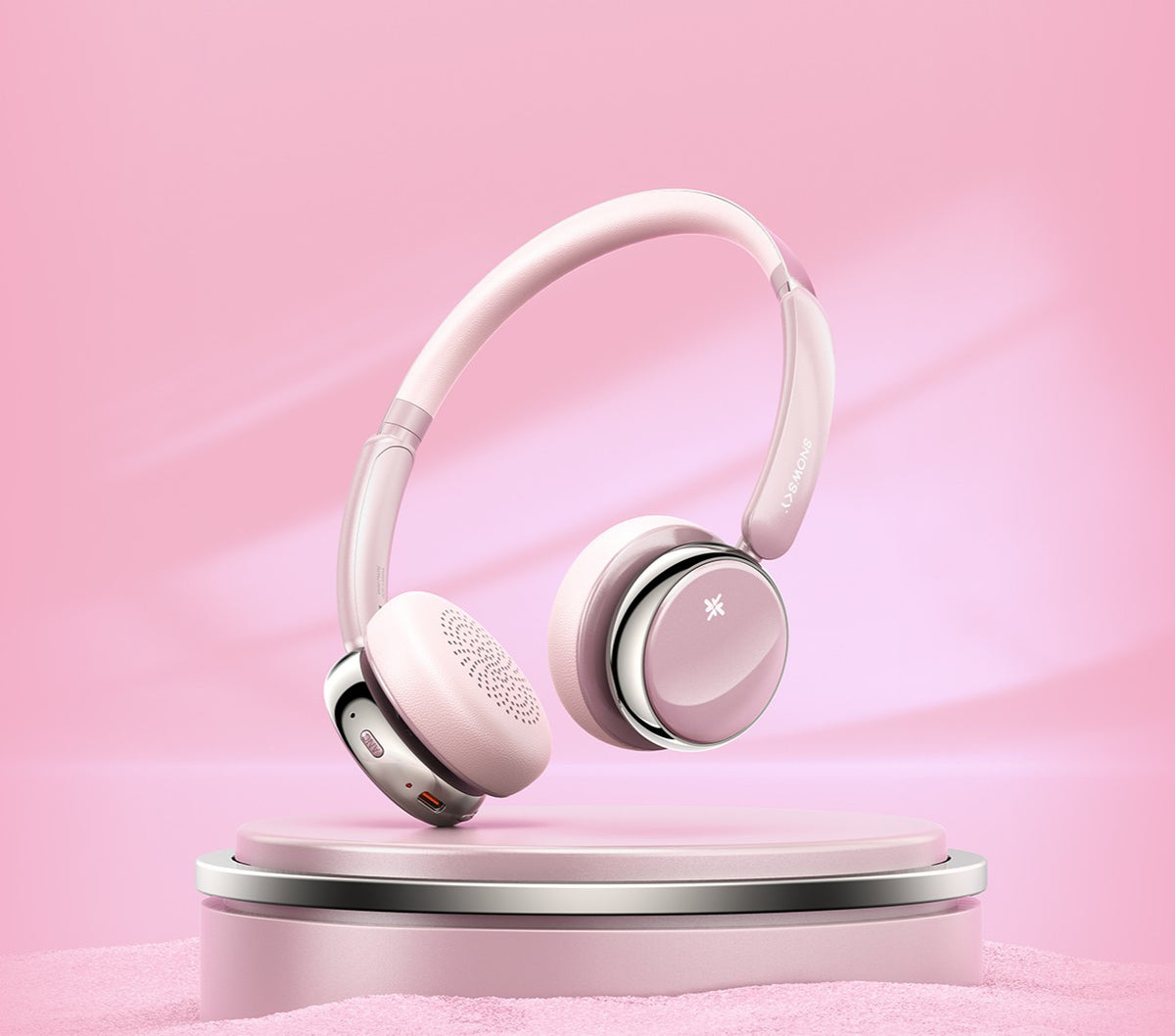 FiiO Snowsky Anytime Rose Bluetooth Hovedtelefon Lyserød