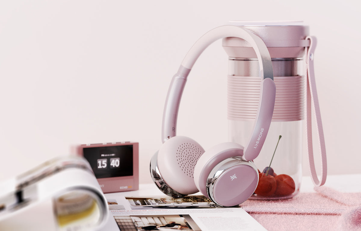 FiiO Snowsky Anytime Rose Bluetooth Hovedtelefon Lyserød