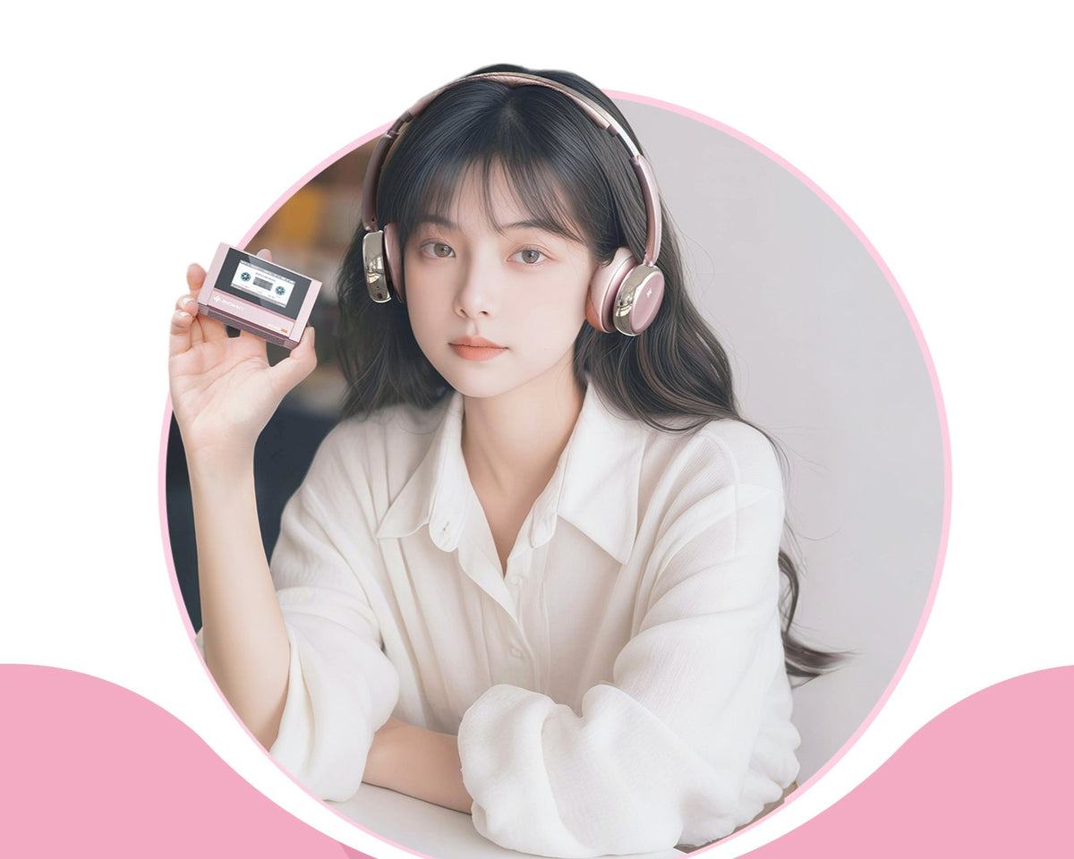FiiO Snowsky Anytime Rose Bluetooth Hovedtelefon Lyserød