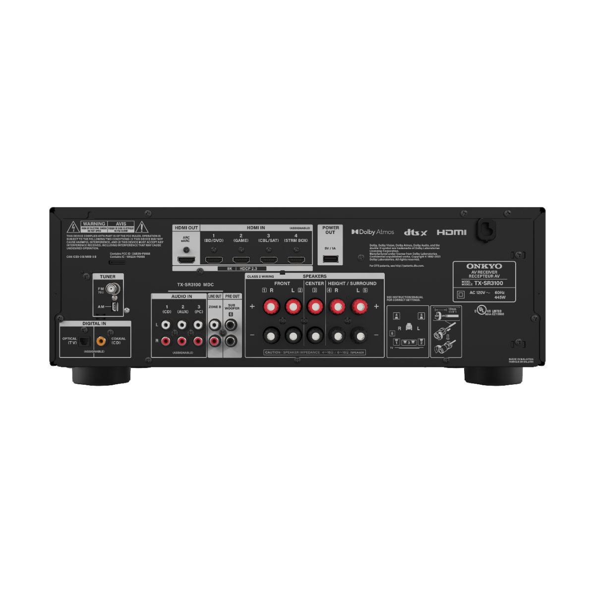 Onkyo TX-SR3100 Surround Receiver
