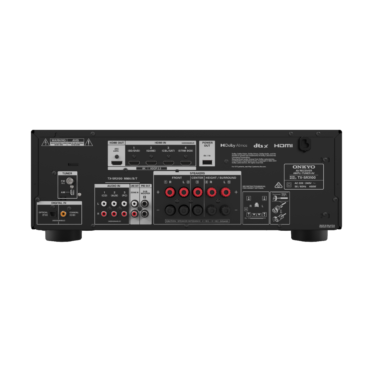 Onkyo TX-SR3100 Surround Receiver