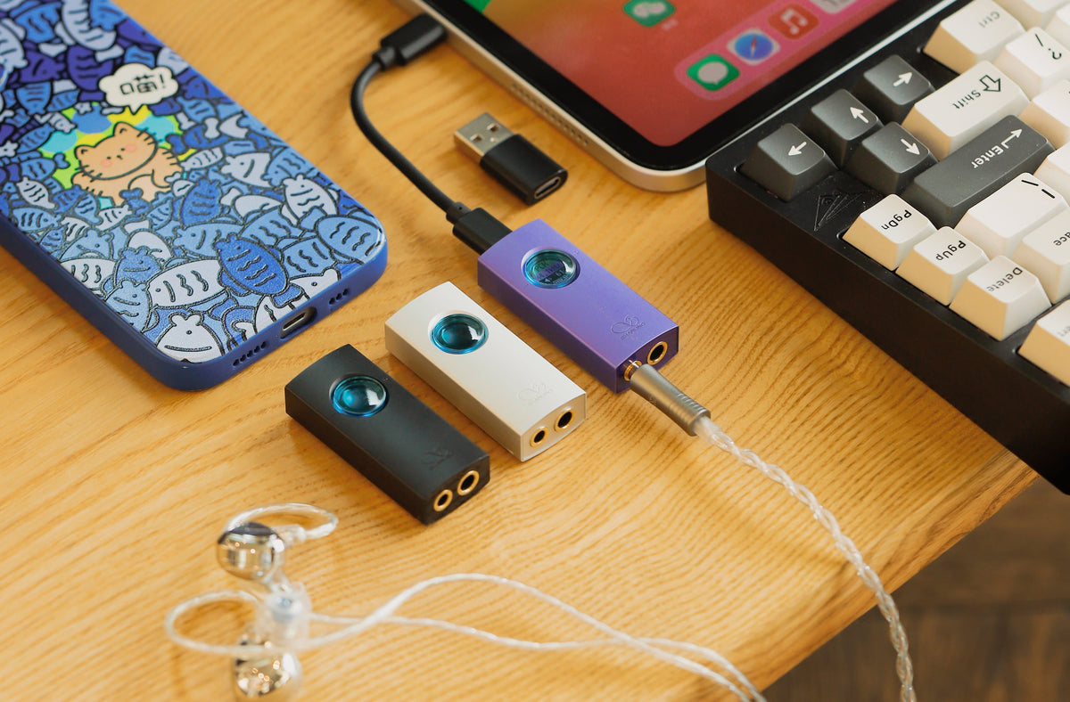 Shanling UA1 II Portable DAC/Hovedtelefonforstærker Sølv
