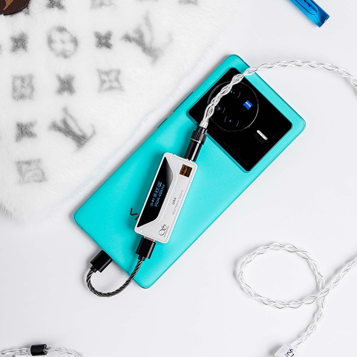 Shanling UA4 Portable DAC/Hovedtelefonforstærker Sølv