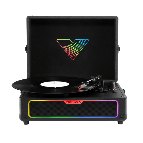 Victrola VSC-700 SB Journey Glow Illuminated Suitcase Black