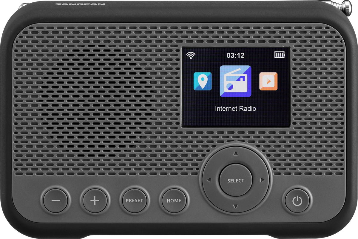 Sangean WFR-39 DAB+, FM, Spotify og Internetradio