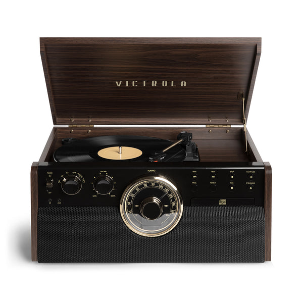 Victrola Empire 6-i-1 Musik System Espresso